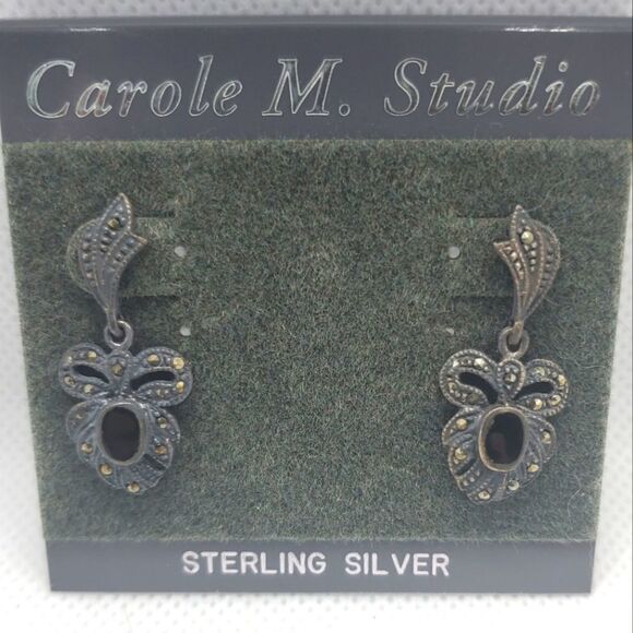 NWT Carole M. Studio Sterling Silver Earrings - Picture 1 of 3